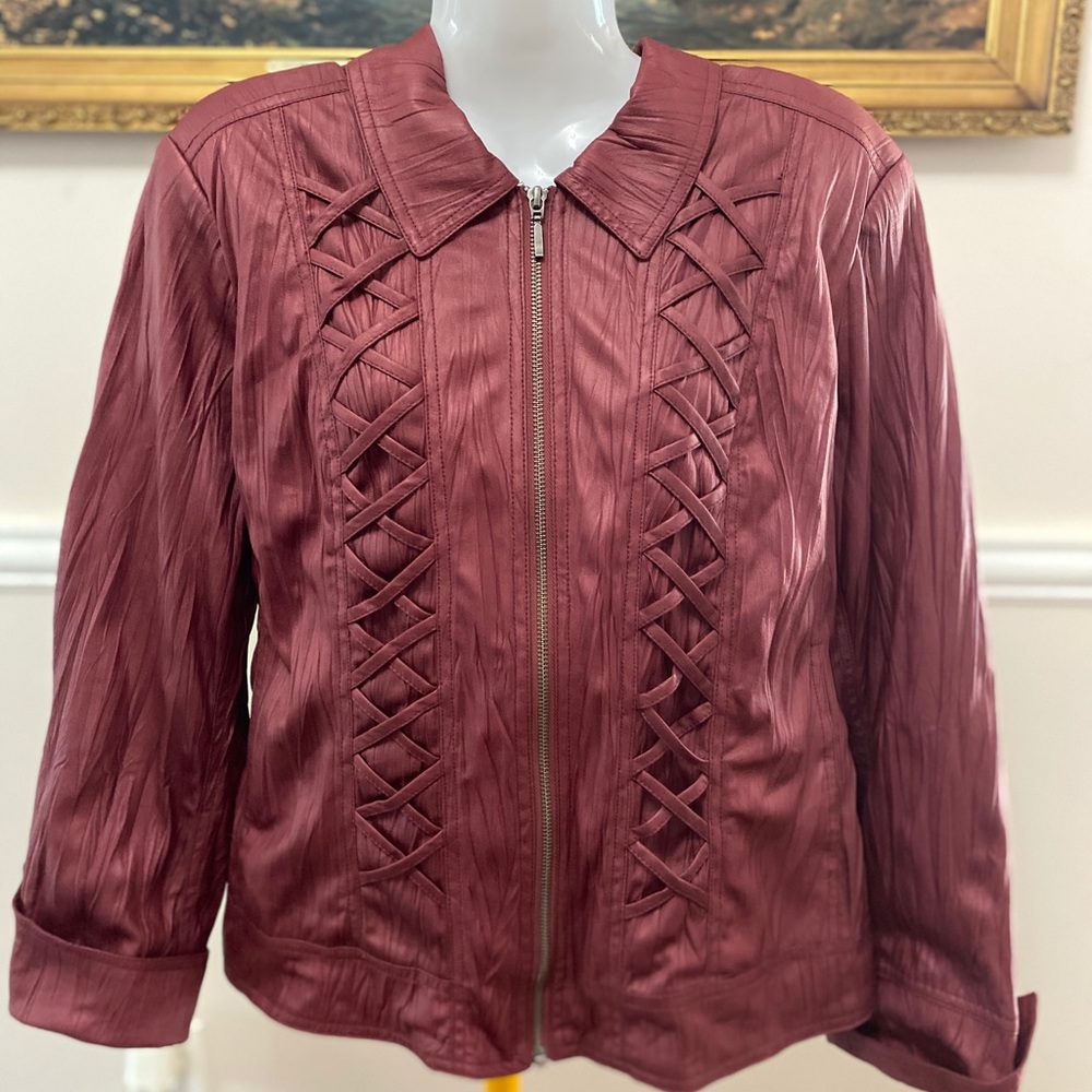 Lana Lee Maroon Jacket